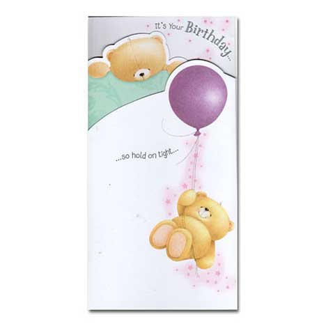 Balloon Birthday Forever Friends Card